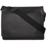 Schwarze Business Strellson Richmond Laptoptaschen & Notebooktaschen aus Leder mit Laptopfach 