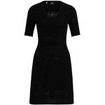 Schwarze HUGO BOSS BOSS Winterkleider aus Viskose für Damen Größe S 