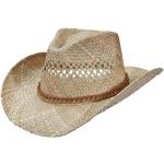 Hellbeige Cowboyhüte aus Stroh Größe XL 