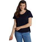 Studio Untold Damen Basic T-Shirt, Blau (Blau 76), (Herstellergröße: 54+)