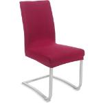 Rote Moderne Stuhlhussen aus Elastan 