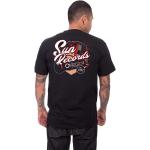 Schwarze Retro Johnny Cash T-Shirts aus Baumwolle für Herren Größe S 