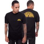 Schwarze Retro Johnny Cash T-Shirts aus Baumwolle für Herren Größe S 