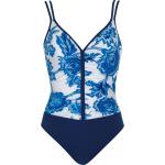 Blaue Print SUNFLAIR Damenbadeanzüge & Damenschwimmanzüge aus Elastan Größe L 