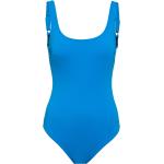 Hellblaue Klassische SUNFLAIR Damenbadeanzüge & Damenschwimmanzüge aus Elastan Größe L 