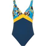 Blaue Print SUNFLAIR Damenbadeanzüge & Damenschwimmanzüge aus Elastan Größe L 