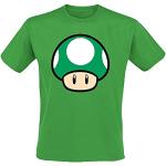 Grüne Super Mario Mario T-Shirts aus Baumwolle für Herren Größe XL 