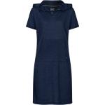 Reduzierte Blaue Streetwear Sommerkleider aus Jersey trocknergeeignet für Damen Größe XS 