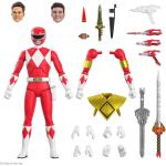 Super7 Mighty Morphin Power Rangers figurine Ultimates Red Ranger 18 cm