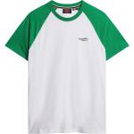 Reduzierte Grüne Kurzärmelige Superdry Baseball-Shirts aus Baumwolle für Herren Größe M 