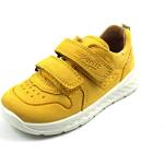 Gelbe Superfit Breeze Sneaker mit Klettverschluss Klettverschluss aus Leder für Kinder Größe 21 