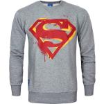 Superman, Herren, Pullover, Sweatshirt, Grau, (M)