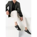 Schwarze Golden Goose Flache Sneaker Schnürung aus Gummi für Herren Größe 46 
