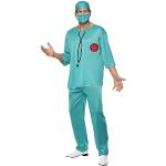 Grüne Smiffys Arzt Kostüme aus Polyester für Herren Größe L 