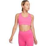 Reduzierte Rosa Klassische Nike Swoosh Gepolsterte BHs aus Elastan maschinenwaschbar für medium Halt für Damen Größe XS 