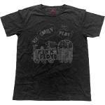 Schwarze Vintage Pink Floyd T-Shirts aus Baumwolle für Herren Größe L 
