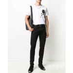Reduzierte Weiße Ärmellose Philipp Plein T-Shirts aus Baumwolle für Herren Größe XL 