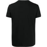 Schwarze Ärmellose VERSACE V-Ausschnitt V-Shirts aus Elastan für Herren 