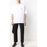 Reduzierte Weiße Ärmellose Balenciaga T-Shirts aus Baumwolle für Herren Größe S 