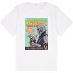 Weiße Star Wars The Mandalorian Kinder-T-Shirts aus Baumwolle Größe 158 