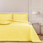 Gelbe FLHF Tagesdecken & Bettüberwürfe 