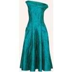 Reduzierte Petrolfarbene Ärmellose Talbot Runhof V-Ausschnitt Abendkleider & festliche Kleider aus Polyacryl für Damen Größe M 