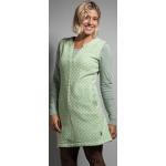 Mintgrüne Tatonka V-Ausschnitt Winterkleider aus Wolle für Damen Größe M 