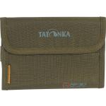 Olivgrüne Tatonka Mini Geldbörsen mit RFID-Schutz 