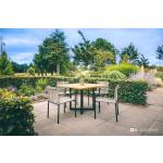 Reduzierte Graue Apple Bee Gartenmöbel-Sets & Gartenmöbel Garnituren aus Teakholz für 4 Personen 