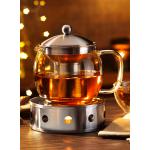 Teesets & Teekannen Sets aus Edelstahl bruchsicher 4 Teile 