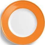 Orange Dibbern Solid Color Dessertteller 21 cm Orangen aus Porzellan stapelbar 