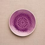 Violette Butlers Teller aus Keramik 6 Teile 