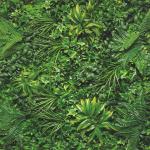 Tenax Künstliche Hecke Divy 3D Tropical 1 m x 1 m Grün