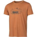 Reduzierte Orange Atmungsaktive Ternua T-Shirts Orangen aus Polyester für Herren Größe XL 