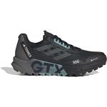 Reduzierte Schwarze adidas Terrex Agravic Flow Gore Tex Trailrunning Schuhe aus Gummi wasserdicht für Damen 