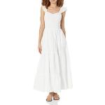 Reduzierte Weiße Maxi Maxikleider & lange Kleider aus Baumwolle für Damen Größe XL 