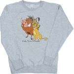 The Lion King, Damen, Pullover, Classic Sweatshirt, Grau, (XL)