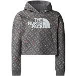 Graue The North Face Kinderkapuzenpullover & Kinderkapuzensweater aus Baumwolle für Mädchen Größe 146 