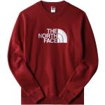 Rote Klassische The North Face Drew Peak Nachhaltige Rundhals-Auschnitt Rundhals-Pullover aus Baumwolle für Herren Größe XL 