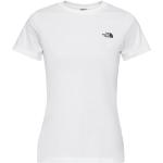Reduzierte Weiße The North Face T-Shirts für Damen Größe M 