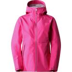 Reduzierte Pinke Wasserdichte Atmungsaktive The North Face Herbstjacken aus Polyester für Damen Größe XS 