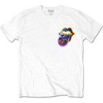 The Rolling Stones | Official Band T-Shirt | Sixty Gradient Text (back print), Medium, White