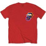 The Rolling Stones | Official Band T-Shirt | Sixty Gradient Text (Back Print), X-Large, Red