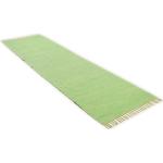 Grüne Theko Teppich-Läufer aus Baumwolle 