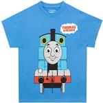 Thomas & Friends Jungen T-Shirt Thomas der Panzerlok Blau 128