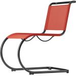 Schwarze Bauhaus Thonet Freischwinger Stühle aus Metall 