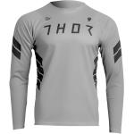 Thor Assist Sting Langarm Fahrrad Jersey, schwarz-grau, Größe 2XL