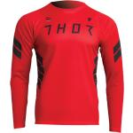 Thor Assist Sting Langarm Fahrrad Jersey, schwarz-rot, Größe XS