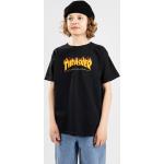 Thrasher Flame Kids T-Shirt black Jungen Gr. L