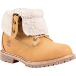 Reduzierte Gelbe Streetwear Timberland Authentics Nachhaltige Winterstiefel & Winter Boots aus Veloursleder isoliert für Damen Größe 37 